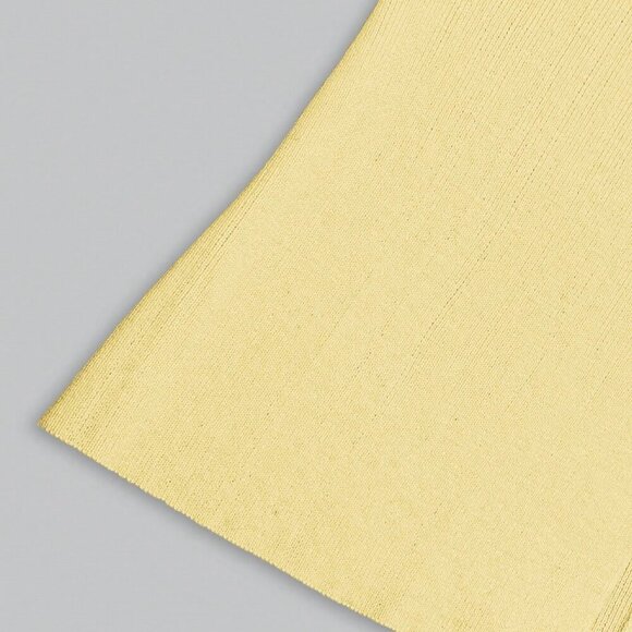 Yellow Casual Women's Metal Button Open Front Sleeveless Jacket - Picture 7 of 8